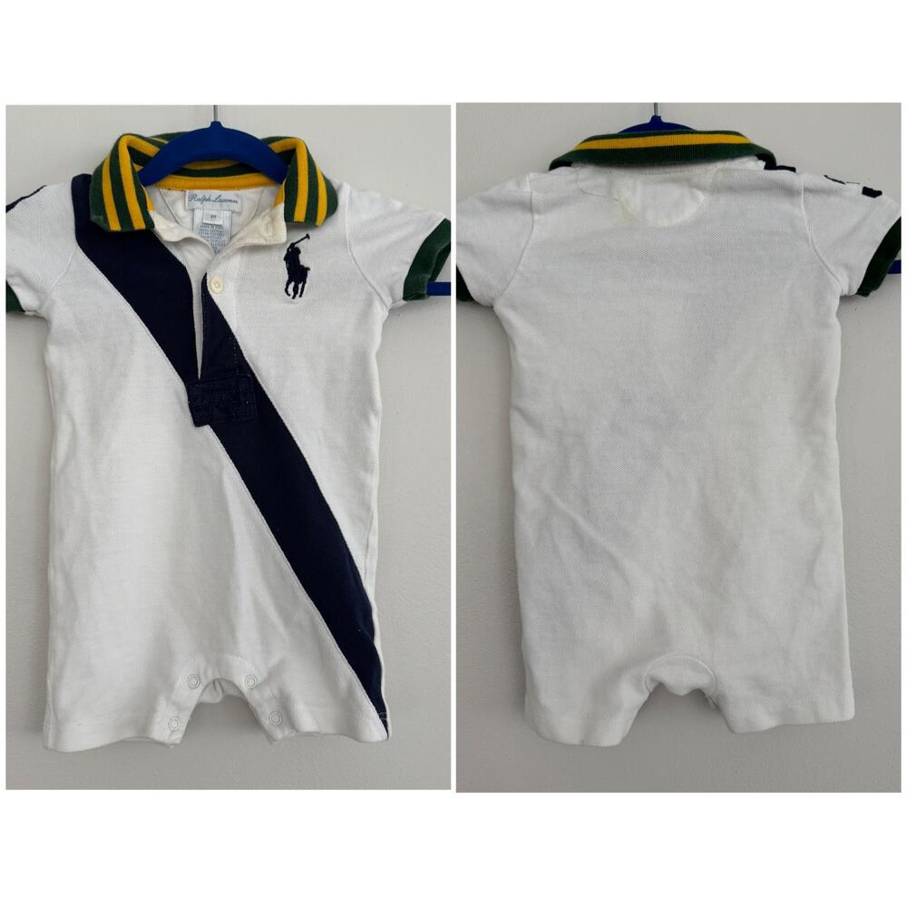Ralph Lauren Rugby Polo Romper